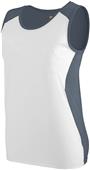 Augusta Sportswear Ladies Alize Jersey 329 GRAPHITE/WHITE Primary