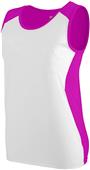 Augusta Sportswear Ladies Alize Jersey 329 POWER PINK/WHITE Primary