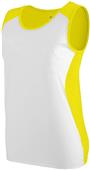Augusta Sportswear Ladies Alize Jersey 329 POWER YELLOW/WHITE Primary