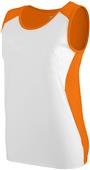 Augusta Sportswear Ladies Alize Jersey 329 ORANGE/WHITE Primary