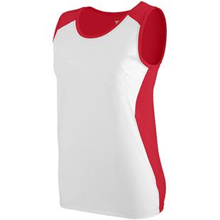 Basketball Jerseys Womens White with Red Trim – HIGH-5 PRINTWEAR