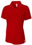 Women's WXS (Navy,Royal,Red,Gold,Sky)Textured Polo Shirts w/Johnny Collar