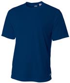 A4 Adult Short Sleeve Crew Birds Eye Mesh Tee