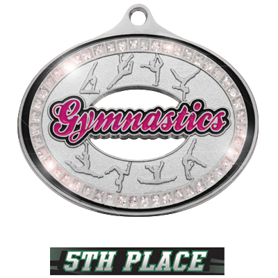 SILVER MEDAL/ULTIMATE 5TH PLACE NECK RIBBON