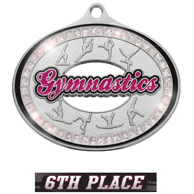 SILVER MEDAL/ULTIMATE 6TH PLACE NECK RIBBON