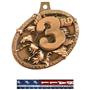 BRONZE MEDAL/PATRIOT VOLLEYBALL NECK RIBBON