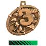 BRONZE MEDAL/PHOENIX GREEN NECK RIBBON