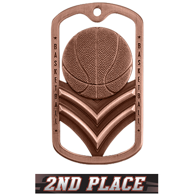 BRONZE MEDAL/ULTIMATE 2ND PLACE NECK RIBBON