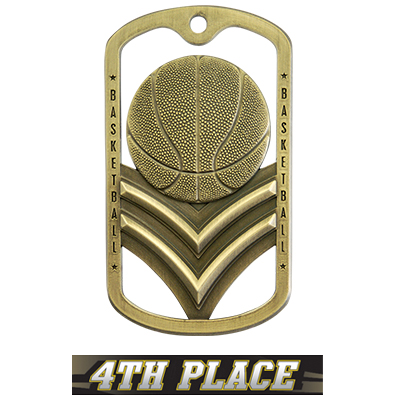 GOLD MEDAL/ULTIMATE 4TH PLACE NECK RIBBON