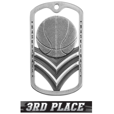 SILVER MEDAL/ULTIMATE 3RD PLACE NECK RIBBON