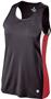 Holloway Ladies Dry-Excel Vertical Track Singlets 221340 BLACK/SCARLET/WHITE Primary
