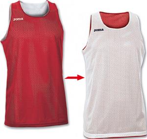 red and white basketball jersey