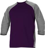 Adult (AS) & Youth (YL,YM,YS) Raglan 3/4 Sleeve Baseball Jersey