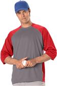 Adult (AS) & Youth (YL,YM,YS) Raglan 3/4 Sleeve Baseball Jersey