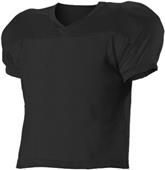 Alleson Adult Youth Dazzle Mesh Practice Football Jerseys BLACK Primary