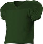 Alleson Adult Youth Dazzle Mesh Practice Football Jerseys DARK GREEN Primary