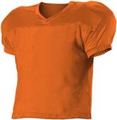 Alleson Adult Youth Dazzle Mesh Practice Football Jerseys ORANGE Primary