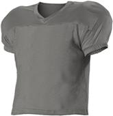 Alleson Adult Youth Dazzle Mesh Practice Football Jerseys SILVER Primary