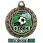 BRONZE MEDAL/GRAPHX  SOCCER RIBBON