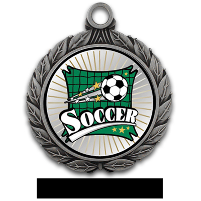 Hasty Awards 2.75" Xtreme Soccer Insert Medals. Personalization is available on this item.