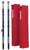 Porter Powr Steel Volleyball 3" End Standards With Pads (PAIR)