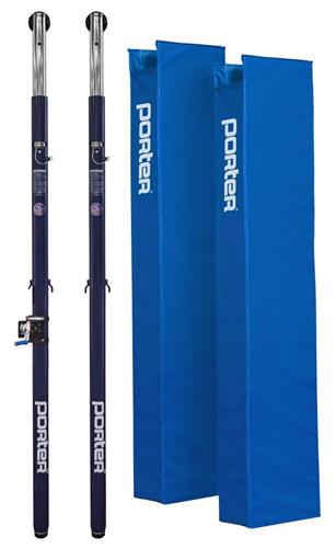 Porter Powr Steel Volleyball 3" End Standards With Pads (PAIR). Free shipping.  Some exclusions apply.