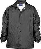 Vos Sports 100% Taffeta Nylon Water Resistant Coach Jacket 3203