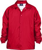 Vos Sports 100% Taffeta Nylon Water Resistant Coach Jacket 3203