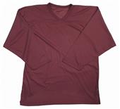 Martin Polyester V-Neck Hockey Practice Jerseys Adult & Youth MAROON Primary