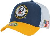 Rapid Dominance Deluxe Mesh Navy Military Cap