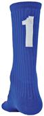 Red Lion "Solid Numbers" Blue Crew Socks Red Lion "Solid Numbers" Blue Crew Socks