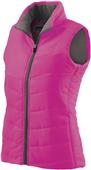 Womens Lightweight Quilted Vest (Scarlet,Graphite,Power Pink,Royal)