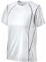 Womens 4-Way Stretch, Short Sleeve T-Shirt WHITE/GRAPHITE Primary