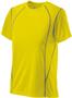 Womens 4-Way Stretch, Short Sleeve T-Shirt BRIGHT YELLOW/GRAPHITE Primary