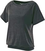 Womens/ Girls Heather T Shirt VINTAGE BLACK Primary