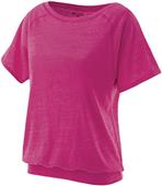 Womens/ Girls Heather T Shirt VINTAGE PINK Primary