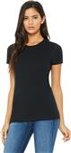 Bella+Canvas Womens Favorite Slim Fit Tee 6004 SOLID BLACK BLEND Primary