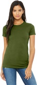 Bella+Canvas Womens Favorite Slim Fit Tee 6004 OLIVE Primary