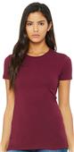 Bella+Canvas Womens Favorite Slim Fit Tee 6004 MAROON Primary