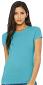 Bella+Canvas Womens Favorite Slim Fit Tee 6004 TURQUOISE Primary