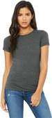 Bella+Canvas Womens Favorite Slim Fit Tee 6004 DEEP HEATHER Primary