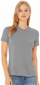 Bella+Canvas Women's Relaxed Jersey SS Tee HEATHER COOL GREY Primary