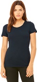 Bella+Canvas Womens Triblend Short Sleeve Tee 8413 SOLID NAVY TRIBLEND Primary