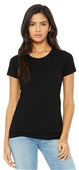 Bella+Canvas Womens Triblend Short Sleeve Tee 8413 SOLID BLACK TRIBLEND Primary