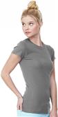 Bella+Canvas Women Sheer Mini Rib Short Sleeve Tee Bella+Canvas Women Sheer Mini Rib Short Sleeve Tee