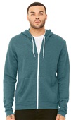 Bella+Canvas Poly-Cotton Fleece Full-Zip Hoodie