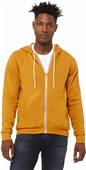 Bella+Canvas Poly-Cotton Fleece Full-Zip Hoodie