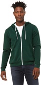 Bella+Canvas Poly-Cotton Fleece Full-Zip Hoodie