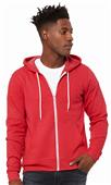 Bella+Canvas Poly-Cotton Fleece Full-Zip Hoodie