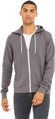 Bella+Canvas Poly-Cotton Fleece Full-Zip Hoodie